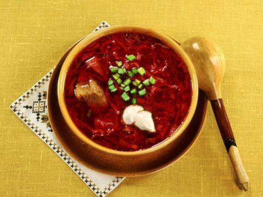 Como comer borsch?