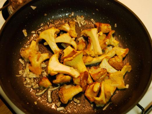 Como cozinhar chanterelles?