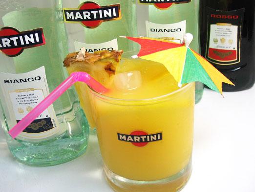 Como beber Martini com suco?