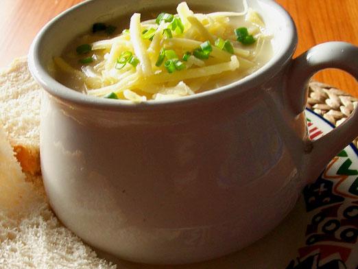 Como cozinhar uma sopa de queijo?