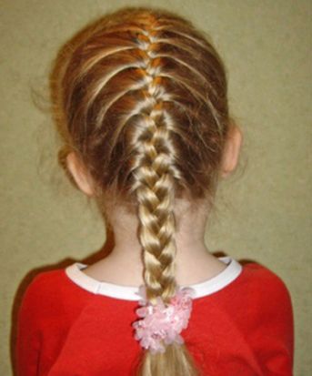 penteado para a criança