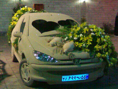 Como decorar um carro para um casamento?