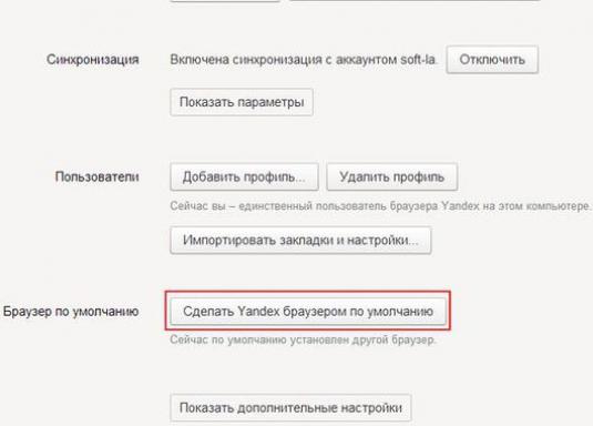 Como fazer do Yandex o navegador padrão?