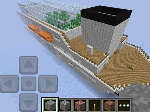 Como construir um navio no Minecraft?