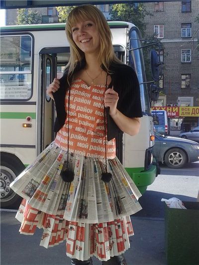 Como fazer um vestido feito de papel?