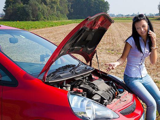 Por que o carro está parado?