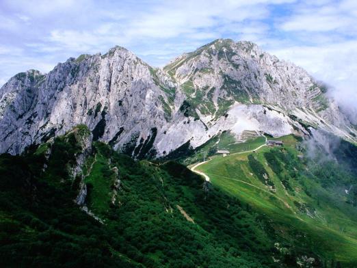 Onde estão os Alpes?