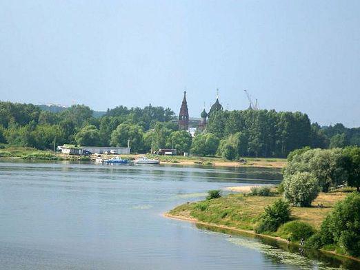 Onde está o rio Volga?