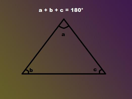 Propriedades de um triângulo